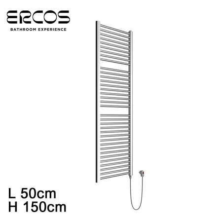 Scaldasalviette elettrico cromato cm 150x50 - TEKNO Ercos