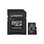 Kingston Canvas Select Plus Scheda MicroSDXC 128GB + Adattatore
