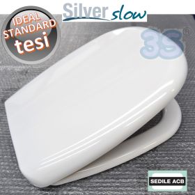 Sedile per wc TESI Ideal Standard chiusura rallentata SOFT CLOSE - ACB Ercos