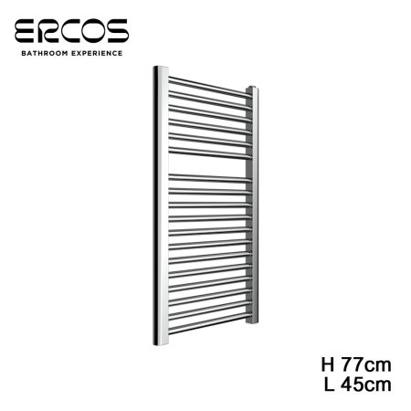 Calorifero scaldasalviette cromato 77x45 interasse 40 cm - TEKNO Ercos