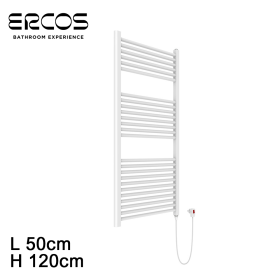 Scaldasalviette elettrico bianco cm 120x50 TEKNO Ercos