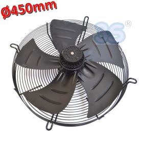 Ventilatore assiale premente Ø 450 mm 230 W 220 v - con motore e griglia