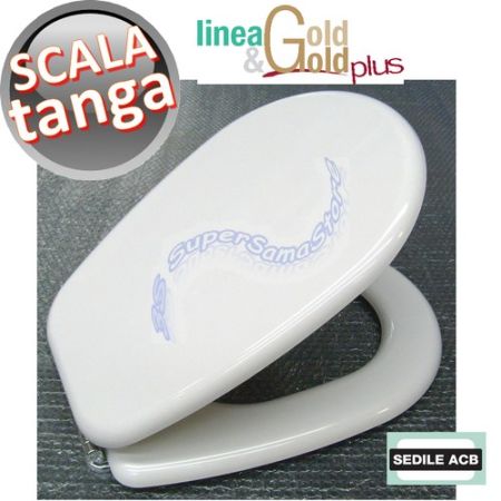 Sedile per wc TANGA Scala - marca ACB linea GOLD