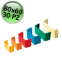 Supporto di bloccaggio FAST BLOCK 80x60 mm - 30 PZ