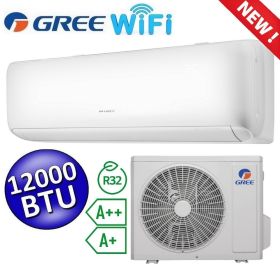 ARI Gree - Set Climatizzatore mono split 12000 Btu classe A++/A+ inverter R32 WiFi