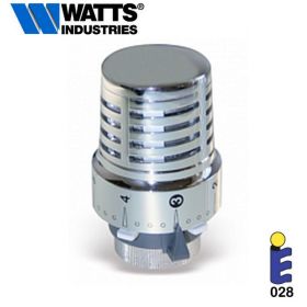 Testina testa termostatica cromo cromata attuatore Watts Cazzaniga 147CR
