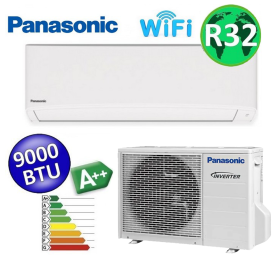 Climatizzatore mono split serie TZ super compatta R32 PANASONIC 9000 Btu A++ con WiFi e NanoeX