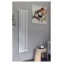 Radiatore tubolare bianco in acciaio 2 colonne - H 600 mm - Comby Ercos