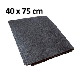Filtro per CAPPA CUCINA cappe ignifugo nero alte prestazioni 40 x 75 cm
