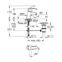 Miscelatore EUROSMART monocomando per lavabo TAGLIA S - GROHE 32926002