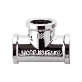 Raccordo a T TEE 1/2″ in ottone cromato