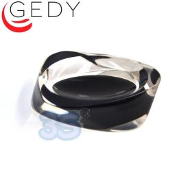 Piattino portasapone serie TWIST color nero - Gedy