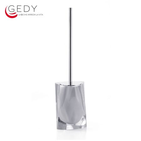 Scopino wc serie TWIST color argento