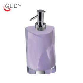 Dosasapone erogatore in metallo serie TWIST color lilla