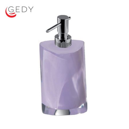 Dosasapone erogatore in metallo serie TWIST color lilla