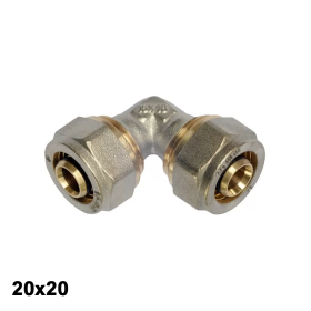 Multistrato avvitare - Gomito a 90° 20x20 mm