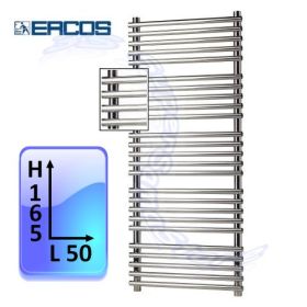 Scaldasalviette termoarredo POP Ercos cromo - cm 165x50 interasse 45