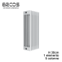 Radiatore tubolare acciaio 5 colonne - H 300 mm Comby Ercos