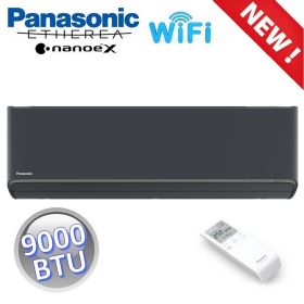 Unità interna ETHEREA Nero Grafite WIFI integrato 9000 BTU per impianti mono/multi R32 con WiFi e NanoeX