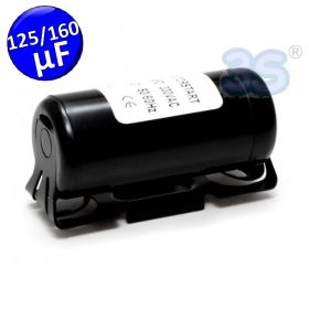 Condensatore di avviamento partenza per motori elettrici 125 - 160 µF - 330 Vac - 50/60 Hz