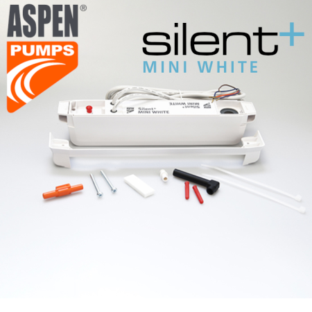 Pompa scarico condensa climatizzatore Silent+ MINI WHITE - Aspen Pumps - installazione sotto split