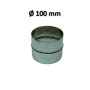 Giunto Maschio Maschio Ø 100 mm manicotto giunzione per canna fumaria acciaio inox 316
