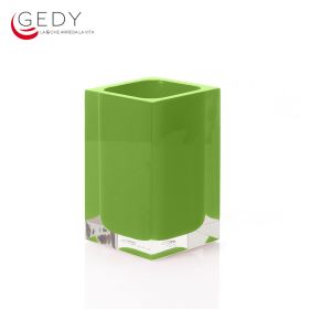 Bicchiere portaspazzolini RAINBOW color verde acido