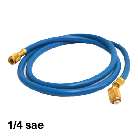 Flessibile frusta per R22 e R407c - 1/4'' sae colore blu