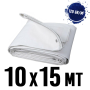 Telo telone occhiellato impermeabile mt 10x15 BIANCO 120 gr/m²