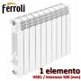 Ferroli PROTEO calorifero alluminio H. 581 interasse 500 (mm) - prezzo 1 elemento