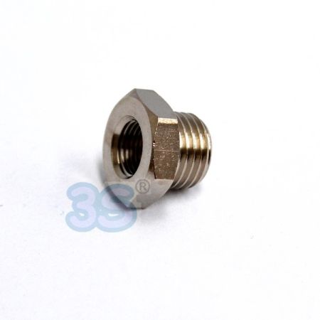 Riduzione femmina 1/8'' x maschio 1/4'' passo gas