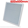 Filtro + Griglia di ripresa aria 600x600 mm quadrata inclinata - sistema canalizzato