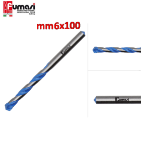 Punta Elicoidale Universale Ø 6x100 mm per Avvitatore e Trapano