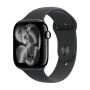 APPLE WATCH SERIES 11GPS46MMJET BLACK ALUMINIUM CASE WITH BLACK SPORT BAND - S/M