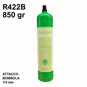 Bombola gas R422B 850 gr sostituto R22