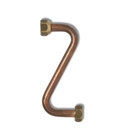 Tubo ZETA Z rame Ø 10 mm per galleggiante cassetta wc