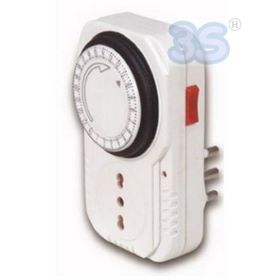 Programmatore timer analogico a cavalieri per accensione e spegnimento
