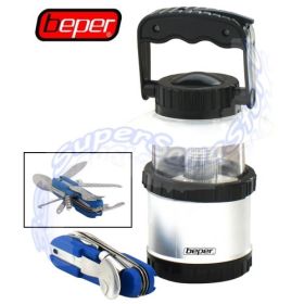 Lanterna da camping e coltellino multiuso