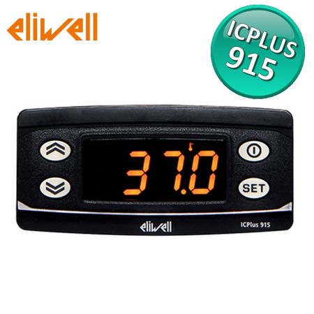 Controllore elettronico a 2 punti di intervento - JK PT100 12-24 Vac-dc - Eliwell ICPlus 915