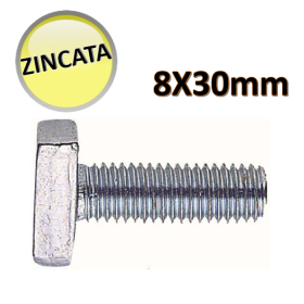 OTER - Vite a martello martelletto zincata M8x30 mm - CONF. 10 PZ - abbinamento profilato