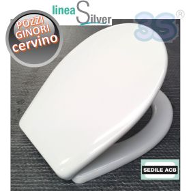 Sedile per wc CERVINO Pozzi Ginori in termoindurente - ACB Ercos