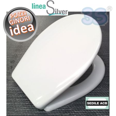 Sedile per wc IDEA Pozzi Ginori in termoindurente - ACB Ercos