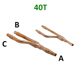 Giunto di derivazione in rame per impianto VRV / VRF DAIKIN 40T