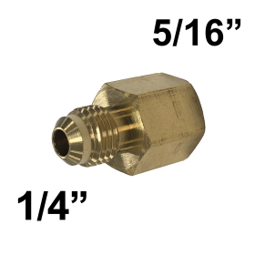 Raccordo giunto ridotto SAE maschio 1/4'' x femmina 5/16''