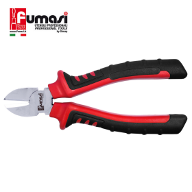 Tronchese diagonale da 160 mm Fumasi per fili duri in acciaio al cromo vanadio con impugnatura ergonomica antiscivolo