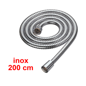 Flessibile per doccia 1/2'' a doppia graffatura 200cm