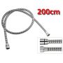 Flessibile per doccia 1/2'' inox plastificato 200 cm