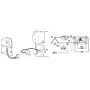Compressore gas R404A R507 CSR BOX - 3/4 Hp - 14,28 cm3 - Embraco Aspera NEK2168GK