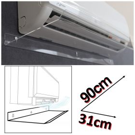 Deflettore aria trasparente per climatizzatore split 90x31x5 (cm) Nuovo Modello - DFT.010