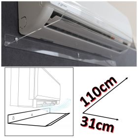 Deflettore aria trasparente per climatizzatore split 110x31x5 (cm) Nuovo Modello- DFT.012